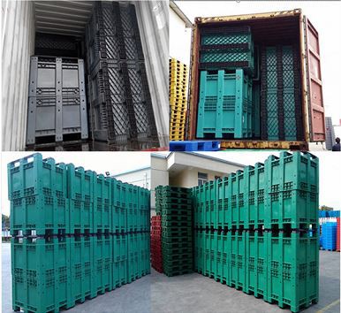plastic pallet container
