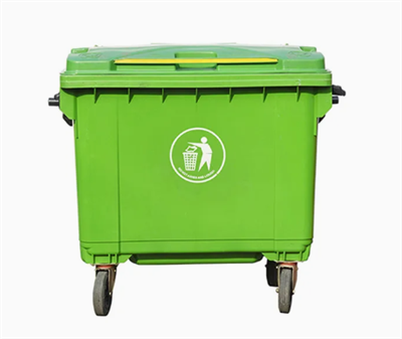 ڑککن اور پیڈل کے ساتھ صنعتی پہیے والا ڈسٹبن